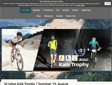 Tablet Screenshot of kalktrophy.com